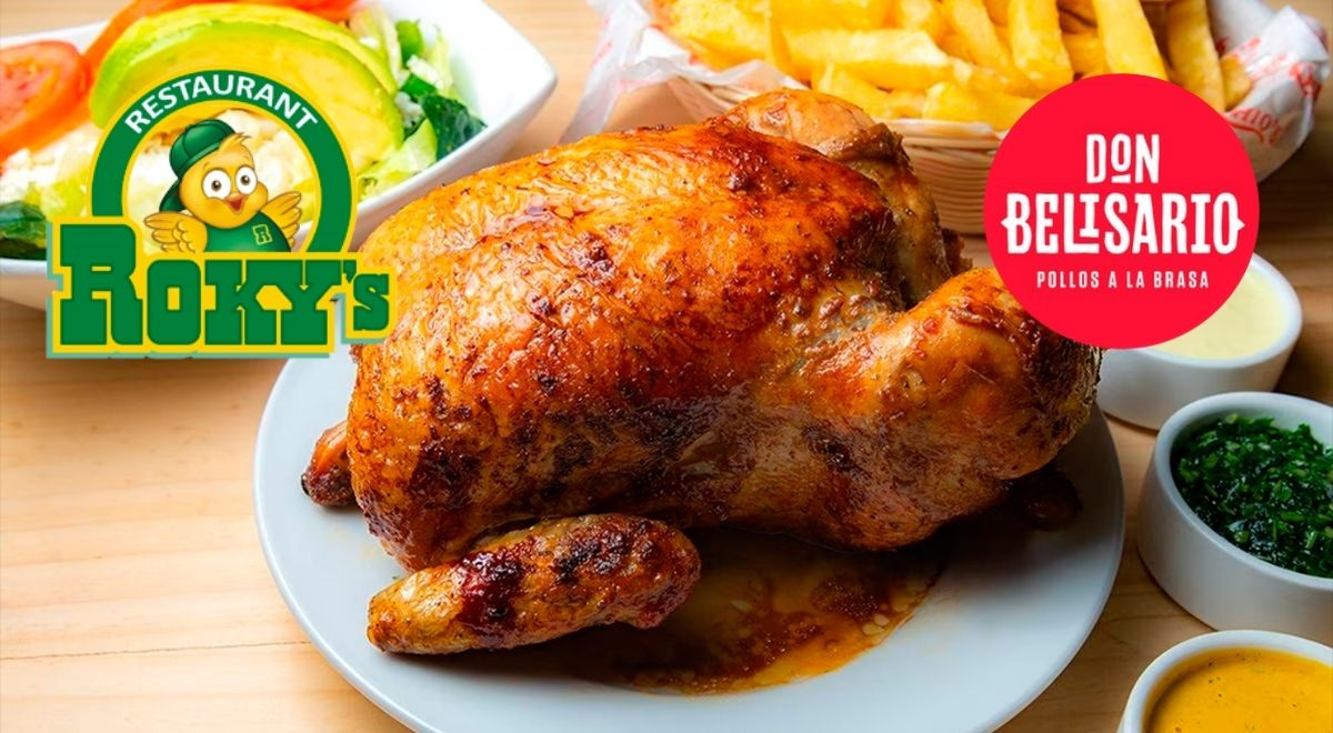 ¡Oferta Imperdible! Pollo a la Brasa a S/3.90 con Rokys y Don Belisario