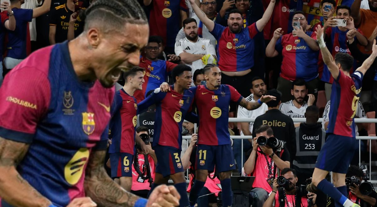 Barcelona goleó 5-2 al Real Madrid y se corona como campeón de la ...