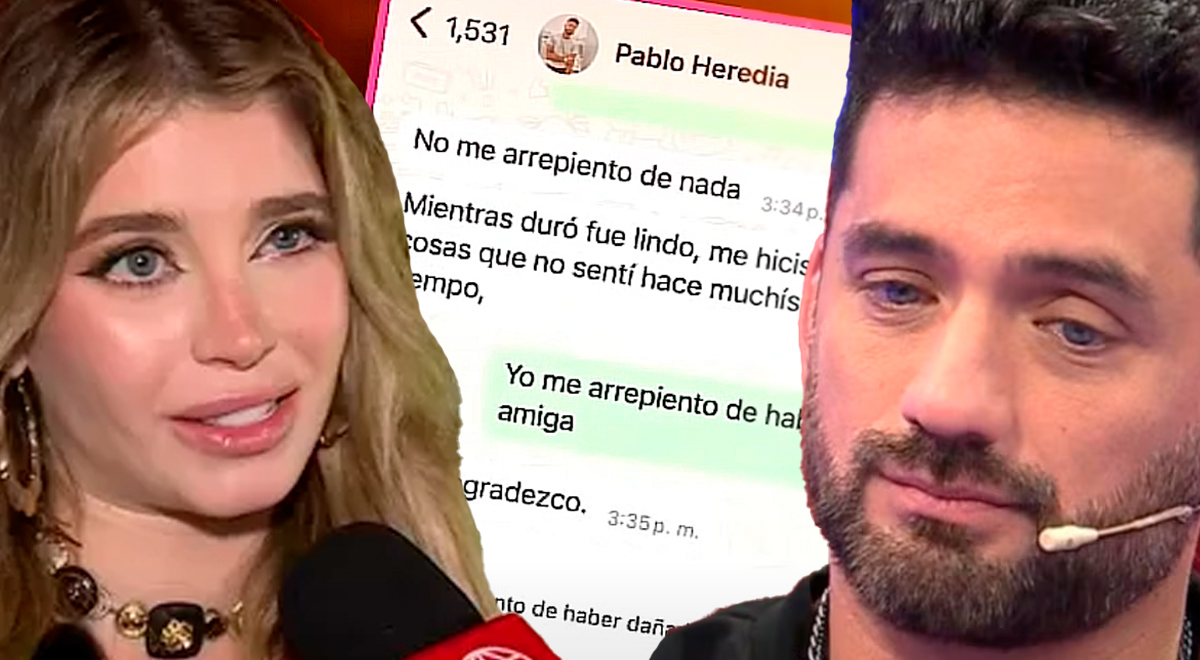 Flavia Laos y Pablo Heredia: Estos son TODOS los chats que EXPONEN los  ataques contra Ale Fuller | El Popular