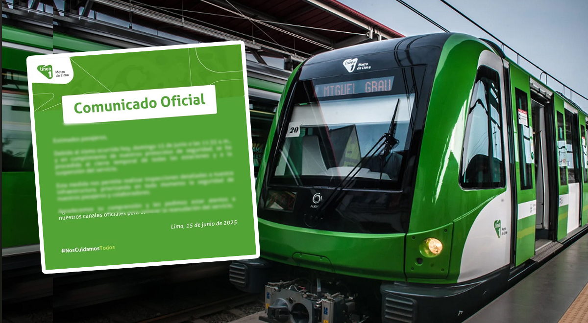 Micro Linea 1 Línea 1 del Metro de Lima suspende sus actividades tras el temblor que ...