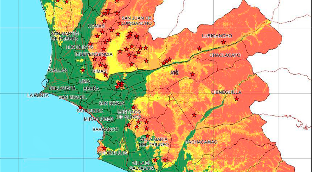 Temblor en Lima y Callao: revelan las 69 zonas críticas y más de 170 ...