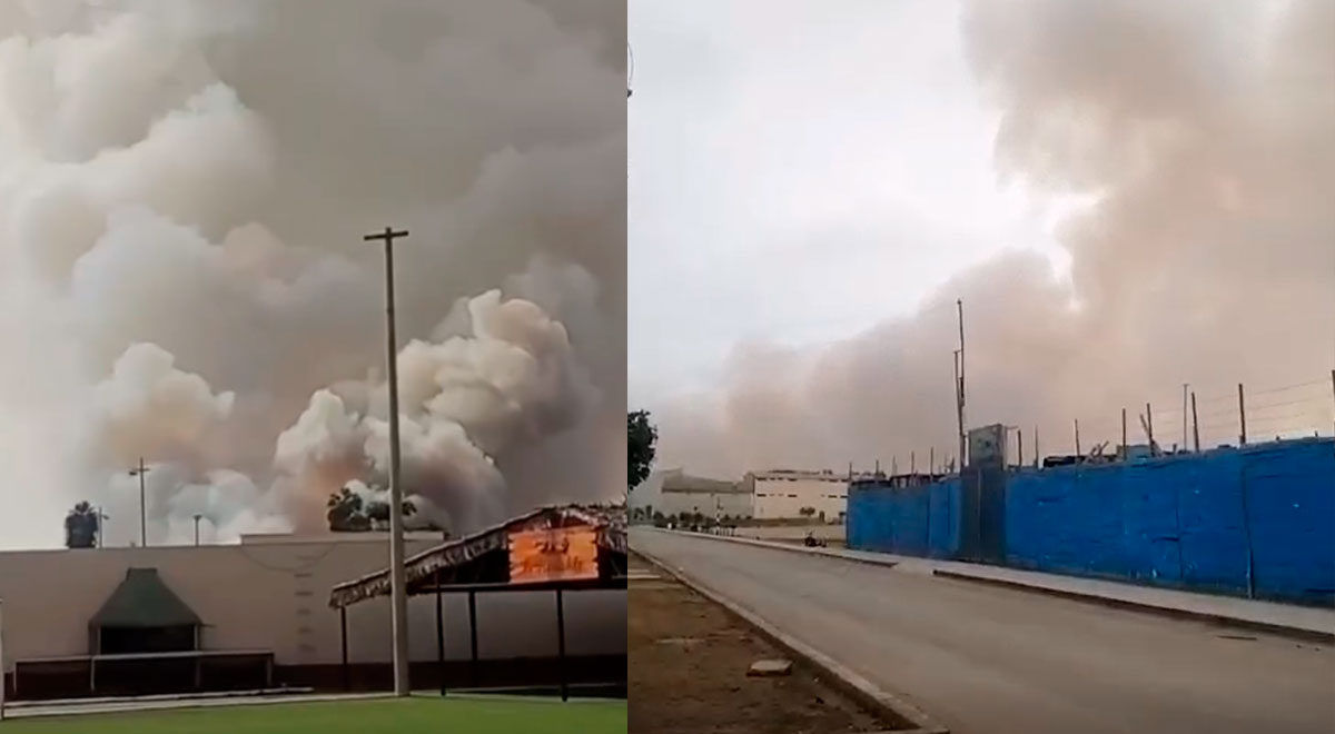 Gran incendio en Base Naval del Callao moviliza a más de 10 unidades de ...