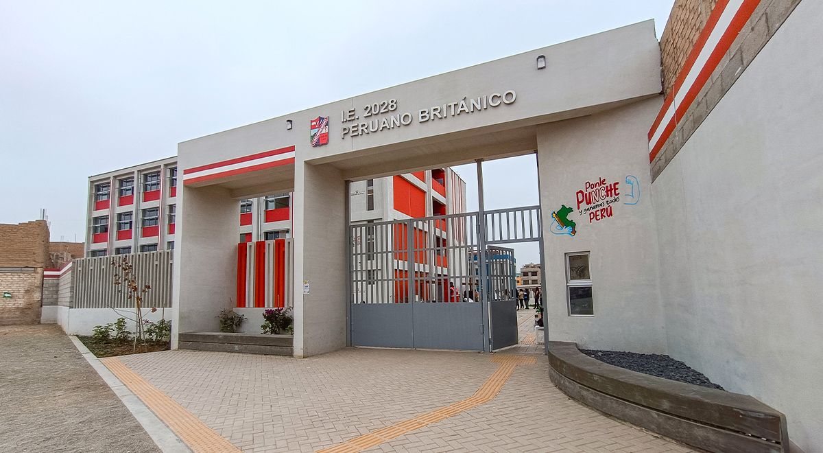 Minedu inaugura moderno colegio en Lima con tecnología de última generación