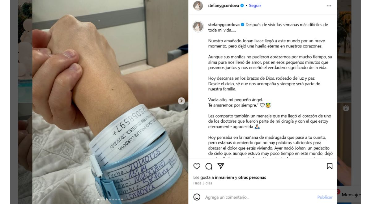 Uma apresentadora de televisão anuncia a perda de seu bebê recém-nascido com uma mensagem comovente: “Ele veio a este mundo por um breve momento”. Uma apresentadora de televisão anuncia a perda de seu bebê recém-nascido com uma mensagem comovente: “Ele veio a este mundo por um breve momento”.