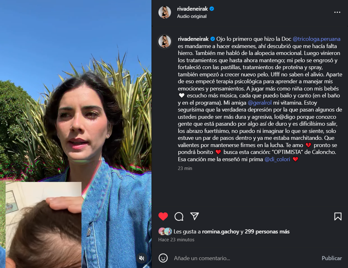 Corina Rivadeneira se preocupa ao revelar que foi diagnosticada com uma doença complexa e passou por tratamentos: “É difícil e muito difícil sair” Corina Rivadeneira se preocupa ao revelar que foi diagnosticada com uma doença complexa e passou por tratamentos: “É difícil e muito difícil sair”