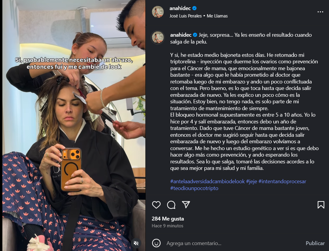 Anahi de Cárdenas revela que seu tratamento anticâncer foi interrompido e ela passa por um momento difícil: “Aguardando os resultados…” Anahi de Cárdenas revela que seu tratamento anticâncer foi interrompido e ela passa por um momento difícil: “Aguardando os resultados…”