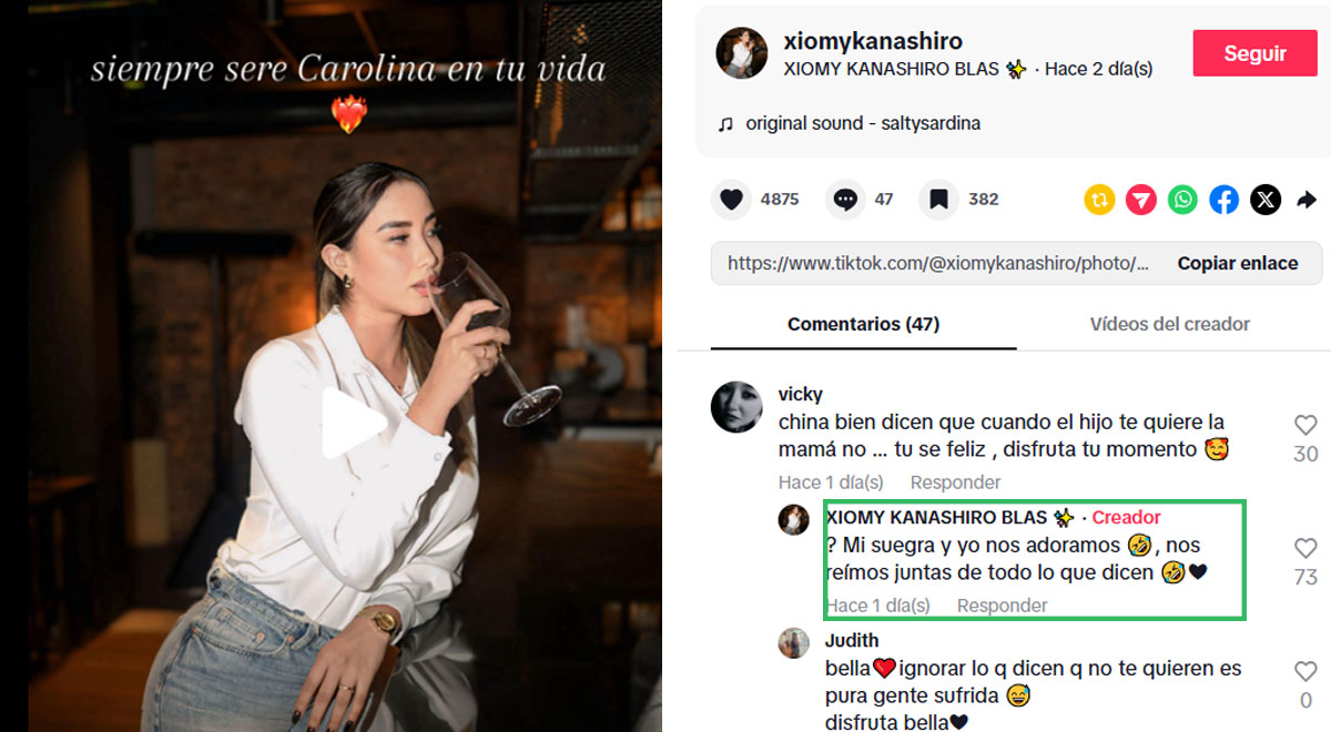 Xiomy perdeu os papéis contra um usuário que garantiu que a mãe de Farfan não a amava e admitiu como era o relacionamento deles: “Nós…” Xiomy perdeu os papéis contra um usuário que garantiu que a mãe de Farfan não a amava e admitiu como era o relacionamento deles: “Nós…”