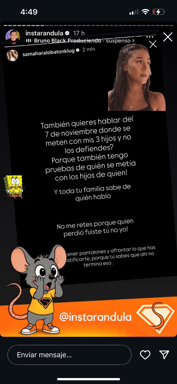 Sandra Jimenez, mãe da filha de Brian Torres, supostamente abusou dos três filhos de Samahara Lobat: “Toda a sua família sabe disso”