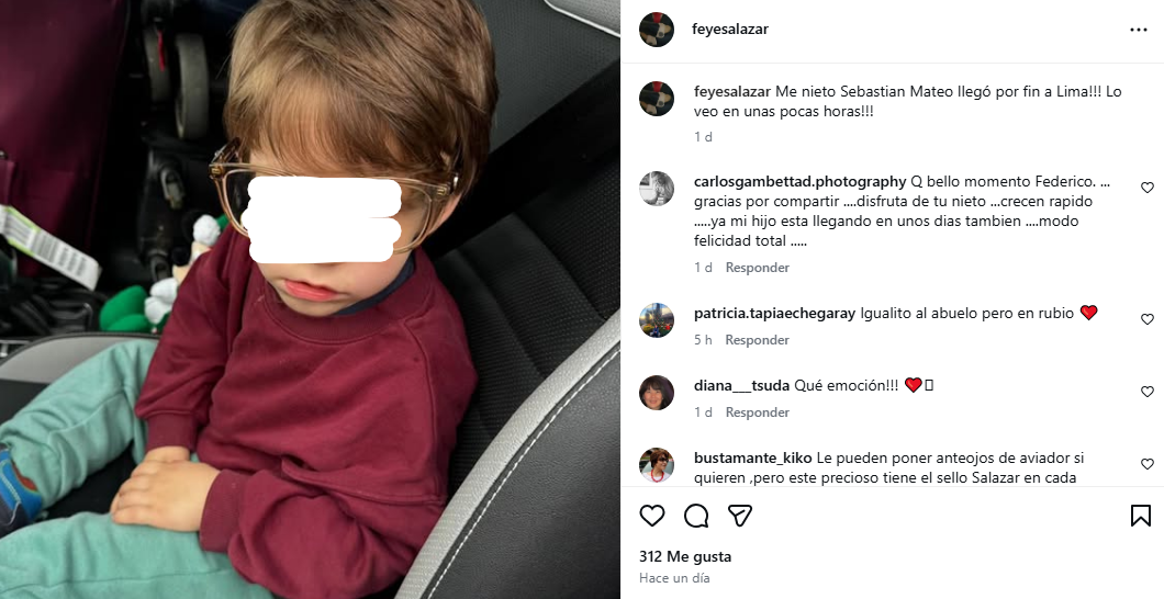 Federico Salazar, emocionado com a chegada do neto ao Peru, surpreende detalhadamente Verônica Linares: “Obrigado…”