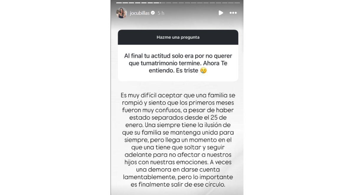 Johanna Cubillas desmorona ao admitir que não aprovava o rompimento com Juan Ichazo, apesar de estar com Macarena Vélez: “É muito difícil…” Johanna Cubillas desmorona ao admitir que não aprovava o rompimento com Juan Ichazo, apesar de estar com Macarena Vélez: “É muito difícil…”