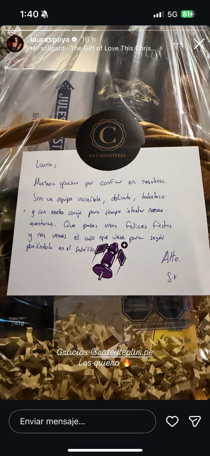 Jefferson Farfan distribuiu cestas de Natal para seus trabalhadores e vasculhou as redes em busca de seu conteúdo: “E iPhones?”