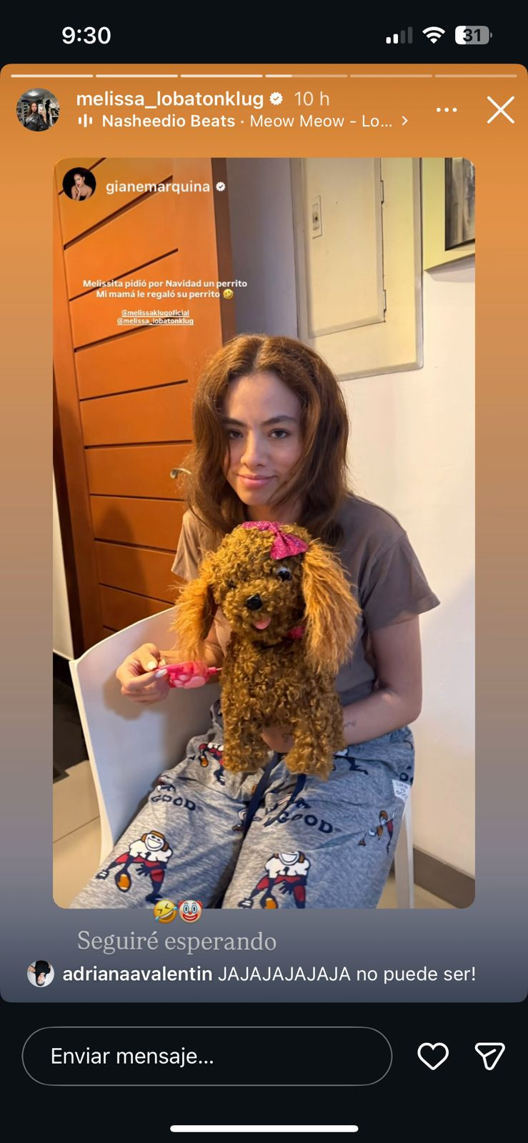 Melissa Klug decepcionou a filha Melissa Lobaton com um presente de Natal inesperado: “Vou ficar…”