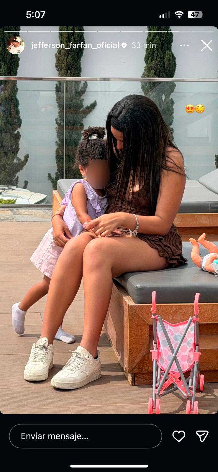     Daringa Ramirez e Daringa Ramirez lançam publicação amorosa com a filha depois que Jefferson Farfan anuncia gravidez 