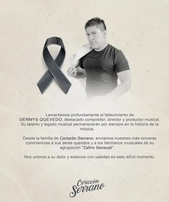 Amado músico e diretor de grupos famosos morre aos 37 anos: este é o último conhecido