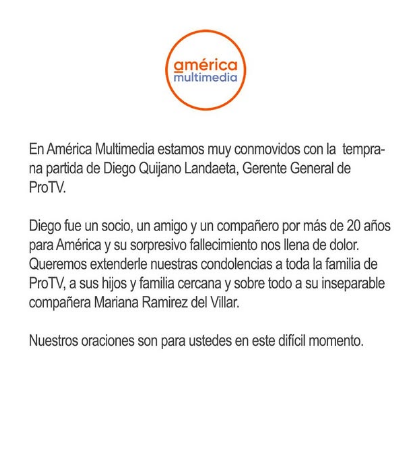 Gerente geral da ProTv e produtor de ‘This Is War’ morto: “Sua morte repentina nos enche de dor”