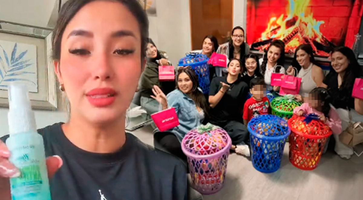 Shiomi Kanashiro mostra os presentes e a cesta que deu aos seus funcionários, mas os usuários a questionam: “E o iPhone?”