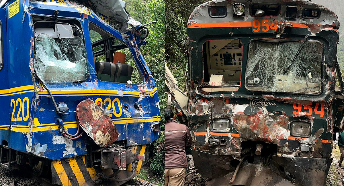 Cuzco: Uma pessoa foi confirmada como morta em um acidente de trem para Machu Picchu, informou a PNP.