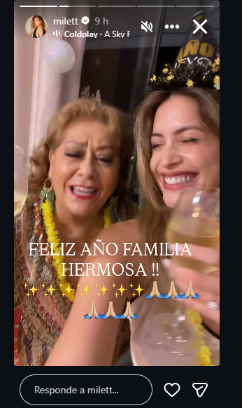 Problemas? Milet Figueroa surpreende ao receber o Ano Novo 2026 com muita alegria, e o grande ausente é Marcelo Tinelli