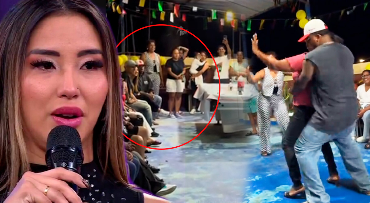 Ela expõe vídeo da festa de aniversário da mãe de Jefferson Farfan e Shiomi Kanashiro fica chocada com show