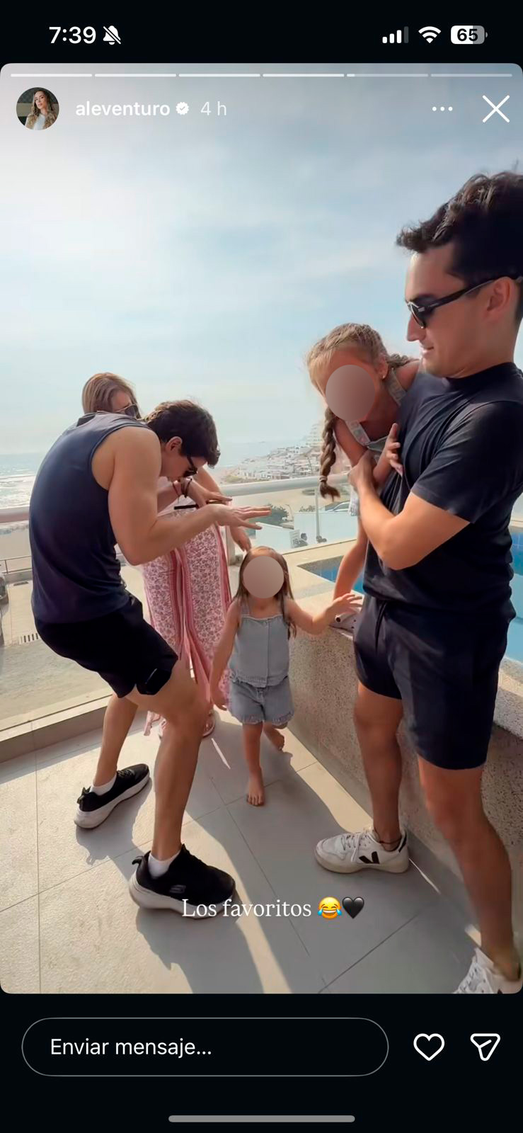 Ale Venturo revela o penteado da filha depois que Rodrigo Cuba corta o cabelo da filha com Melissa Paredes 