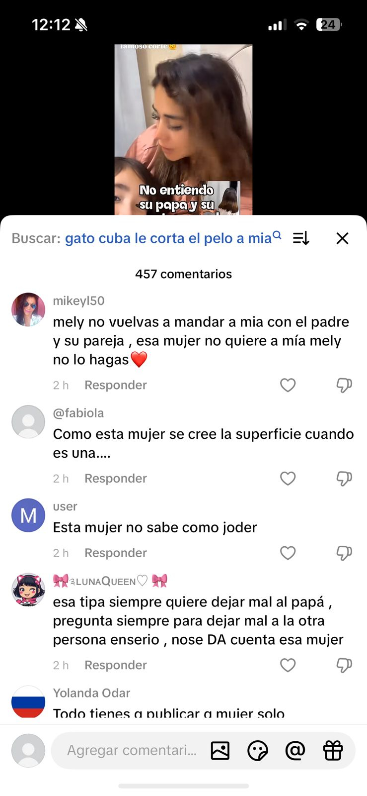 Afogam Rodrigo Cuba e Ale Venturo por terem cortado o cabelo da filha de Melissa Paredes durante a viagem.