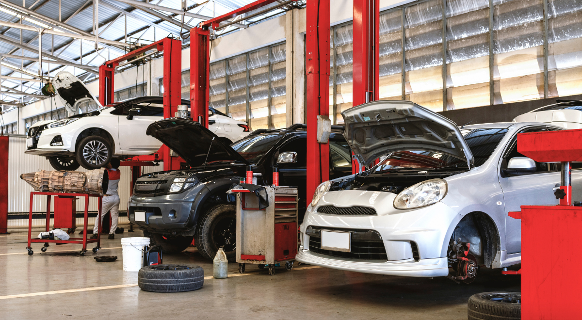 Automotive repair garage workshop reference