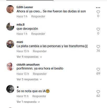 Usuários chocados após beijo apaixonado de Liz Padilla e sua namorada Tania Padilla: “Agora, minhas dúvidas sumiram” Usuários chocados após beijo apaixonado de Liz Padilla e sua namorada Tania Padilla: “Agora, minhas dúvidas sumiram”