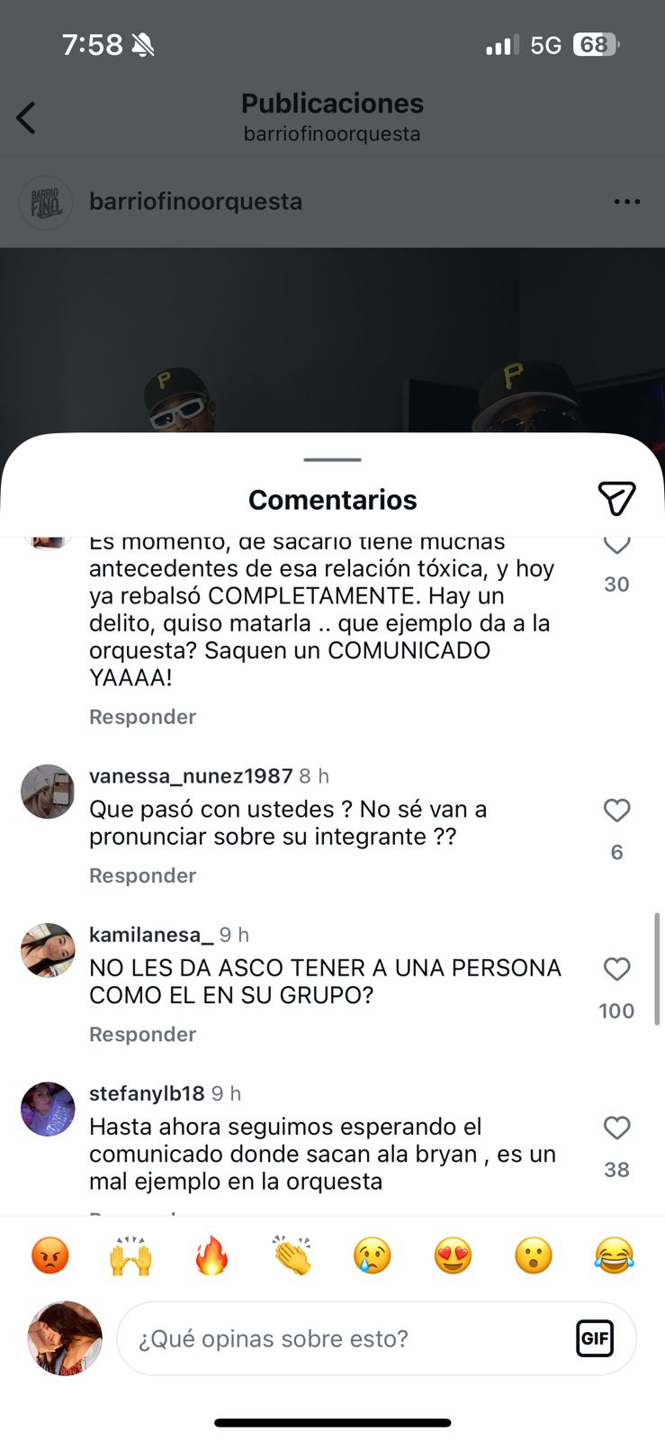     Relatório de usuários que Barrio Fino fez de tudo para proteger Brian Torres 