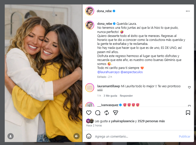 Rebecca registra choque ao enviar mensagem para Laura Huarcayo por não apresentar o ‘MQM’: “Nada…”