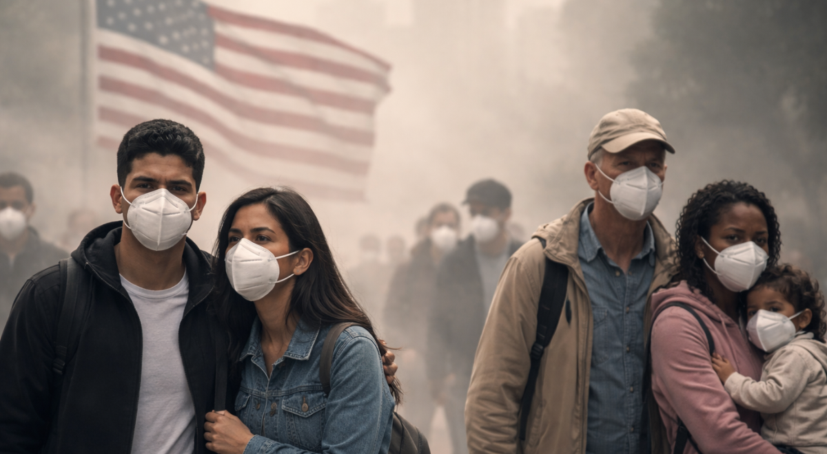 Emergência de saúde na Califórnia: Força Aérea coloca partículas tóxicas em quarentena