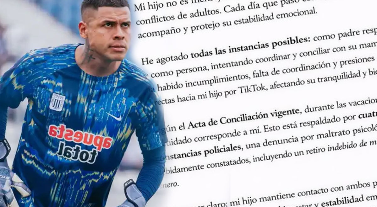 Angelo Campos faz forte denúncia contra a mãe do filho em meio ao escândalo da Alianza Lima: “Houve violações e erros”