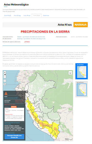 Urgente | Os militares colocaram o Peru em alerta laranja após um evento climático perigoso com ventos e relâmpagos