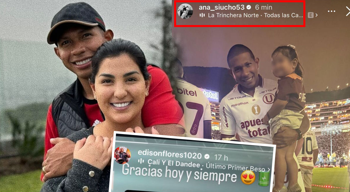 Reconciliação? Ana Ciucho e Edison Flores se reencontram e se emocionam com as publicações de amor: “Hoje e sempre…”