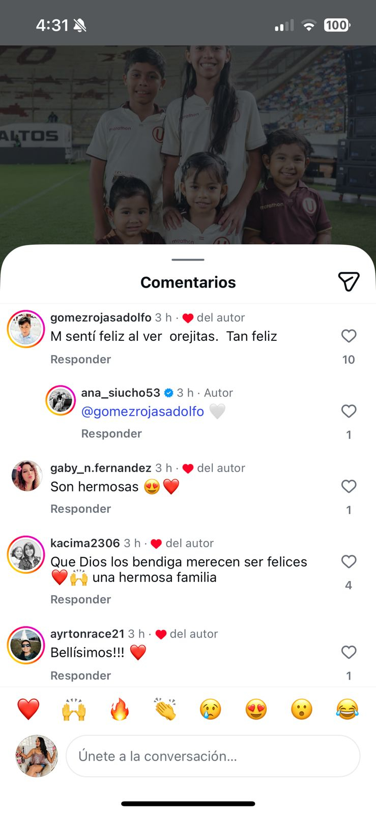     Ana Ciucho e Edison Flores se emocionam ao aparecerem juntos em uma foto e ela lhe dedica uma mensagem carinhosa. 