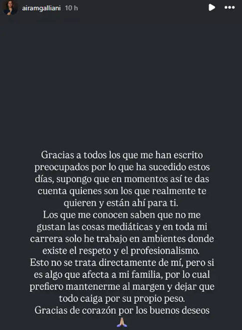 Camucha, filha de Sergio Galliani, fala sobre denúncias de abuso contra Negrete: “Isso afeta…”
