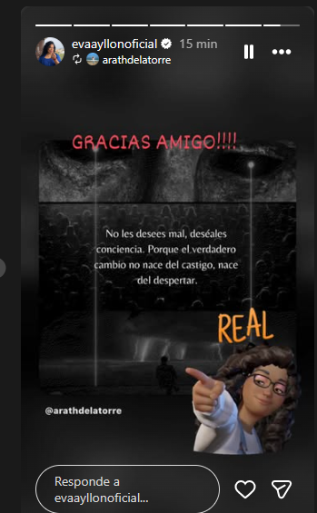 Você está defendendo ela? Eva Aylon manda mensagem após Natalya Málaga perder o caso contra a nora: “Não deseje que eles…”