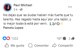 Paul Michael dá cara a Pamela Lopez e a defende após fortes acusações de Christian Cueva: “Não deixe…”