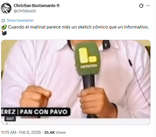 Latina comete erro raro ao vivo e apresenta jornalista como “panela com peru” durante reportagem