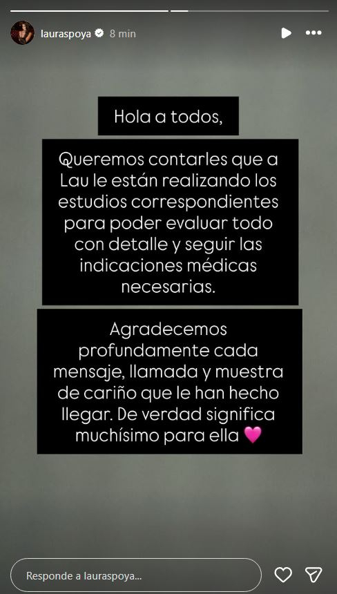 Laura Spoa emite declaração após terrível acidente e revela sua condição médica: “Eles estão fazendo estudos…”