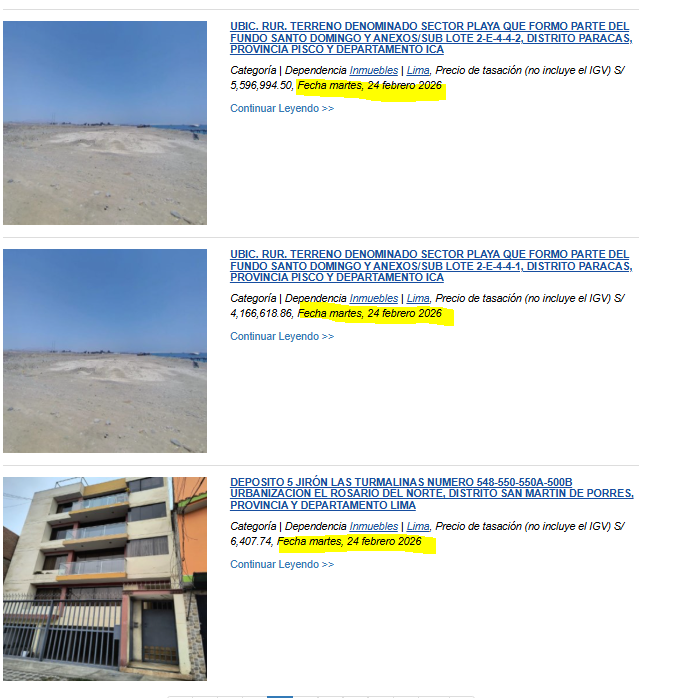 4.000 você pode adquirir um imóvel: a SUNAT realizará um grande leilão e oferecerá 62 ativos no primeiro leilão em 2026.