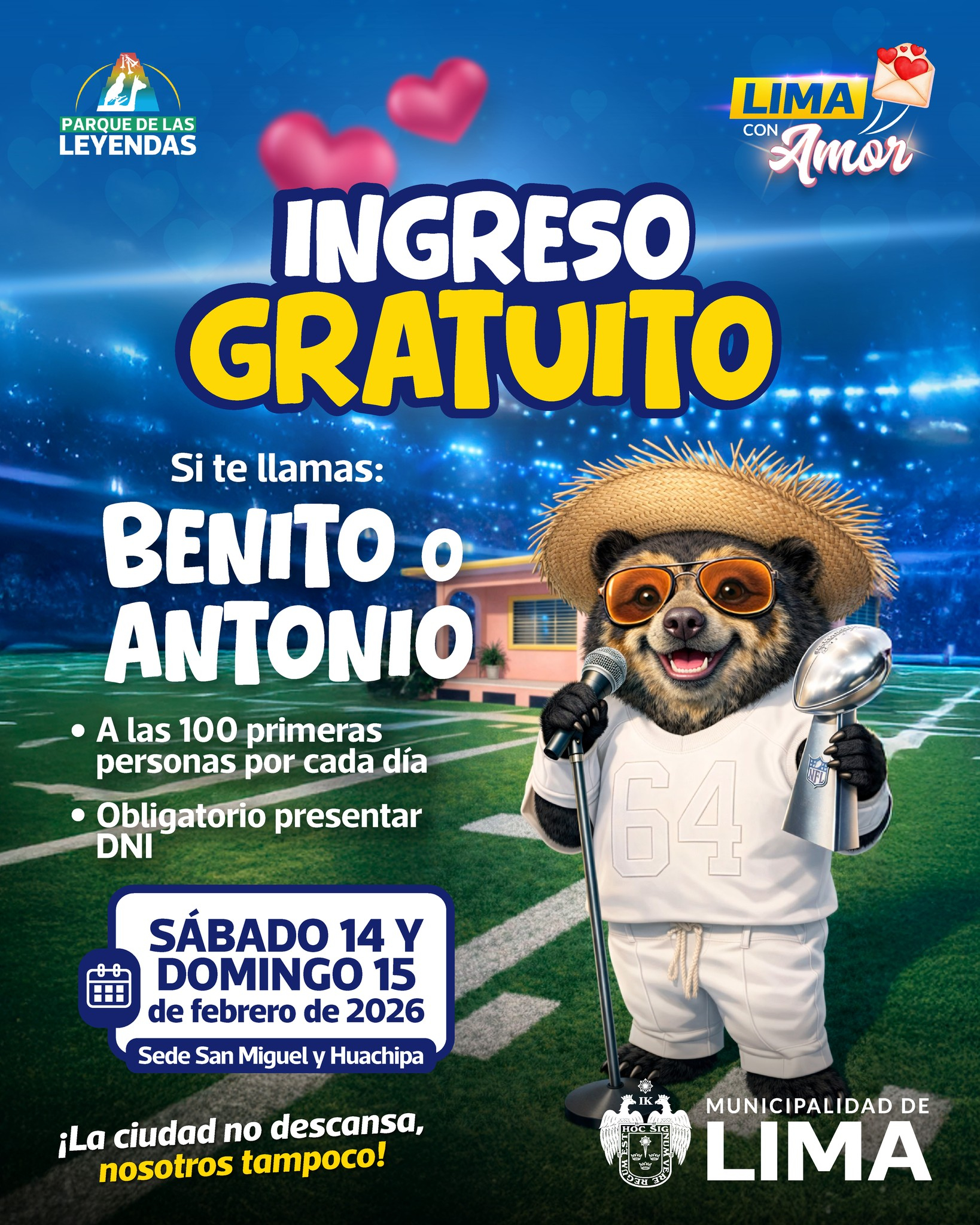 O Parc de las Leyndas distribuirá 100 ingressos para o Dia dos Namorados para quem tiver estes nomes: descubra se você aparece na lista