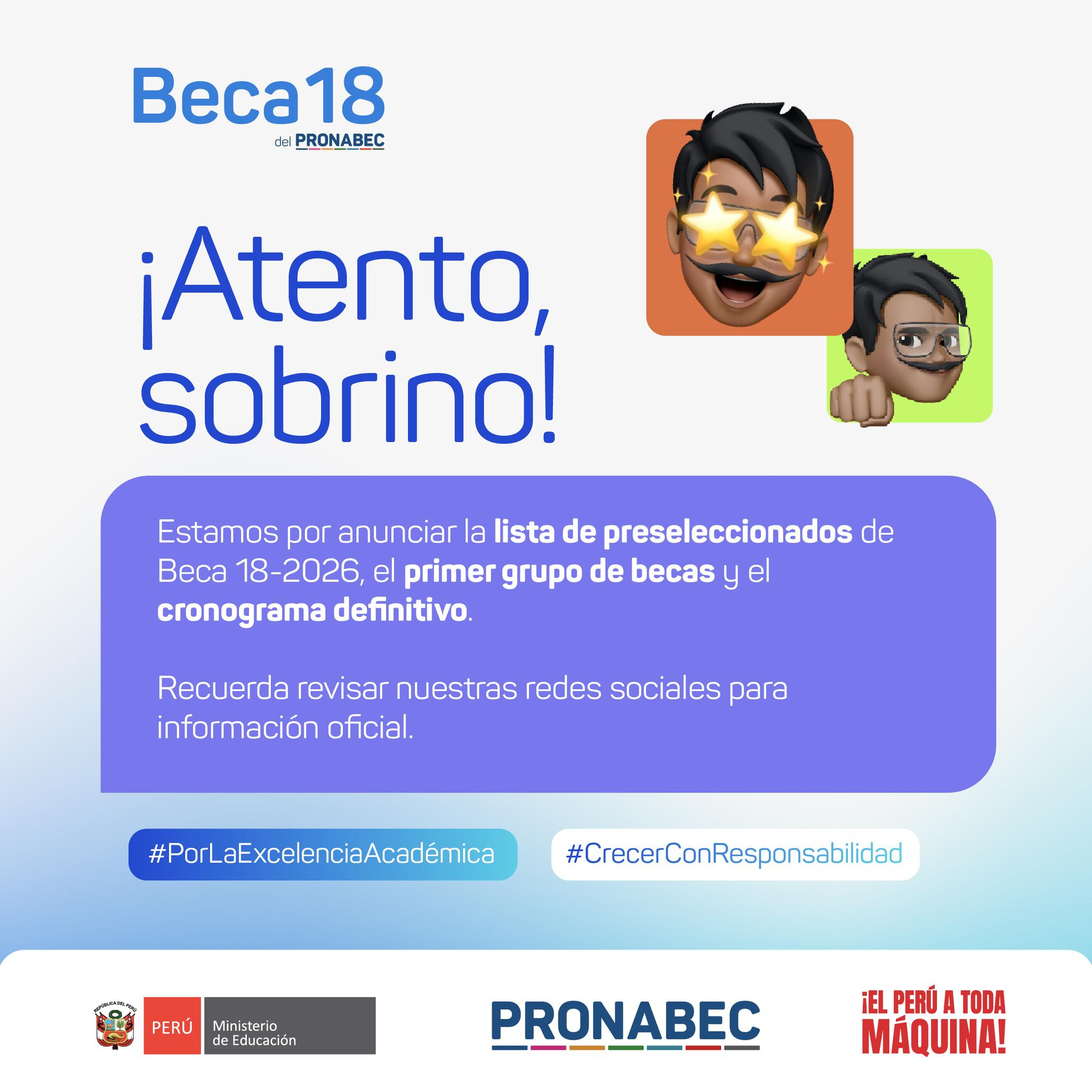 Lista do Beca 18 publicada? Pranabek emitiu um comunicado em meio a reclamações