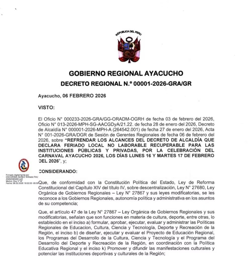 oficial | O governo anunciou dias não úteis nos dias 16 e 17 de fevereiro apenas neste setor
