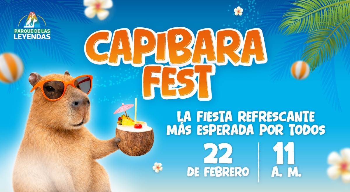 Parque de las Leyendas apresenta “Capivara Fest”: Descubra quem não entrou neste dia 22 de fevereiro