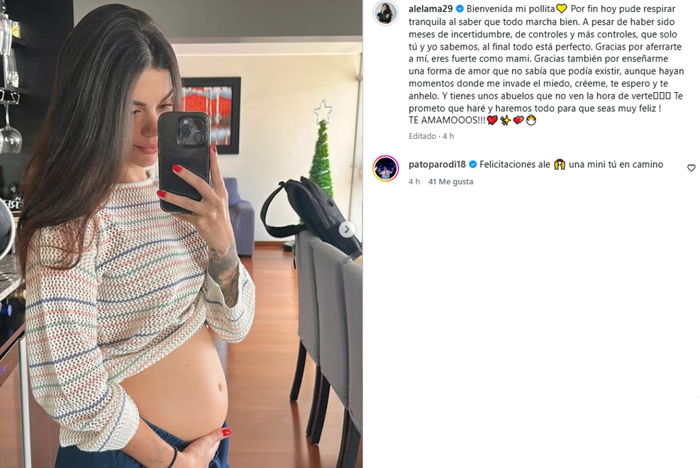 Amada ex-companheira de Esto S. Guevara anuncia gravidez após complicações: “Obrigada por me abraçar forte”