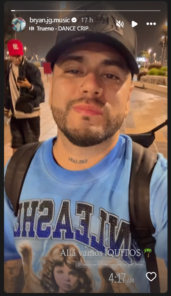 Brian Torres deixa Lima após viajar aos EUA para conhecer Samahara Lobaton United: “Até mais…”