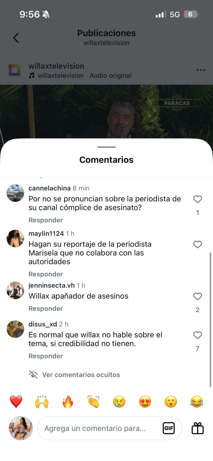 Eles submergem a Villax Television e exigem a saída de Maricel Linares