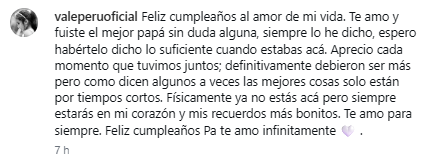 Filha de Tula Rodriguez escreve mensagem emocionada ao pai, Javier Carmona, após lembrar de seu aniversário: “Você foi ótimo…”