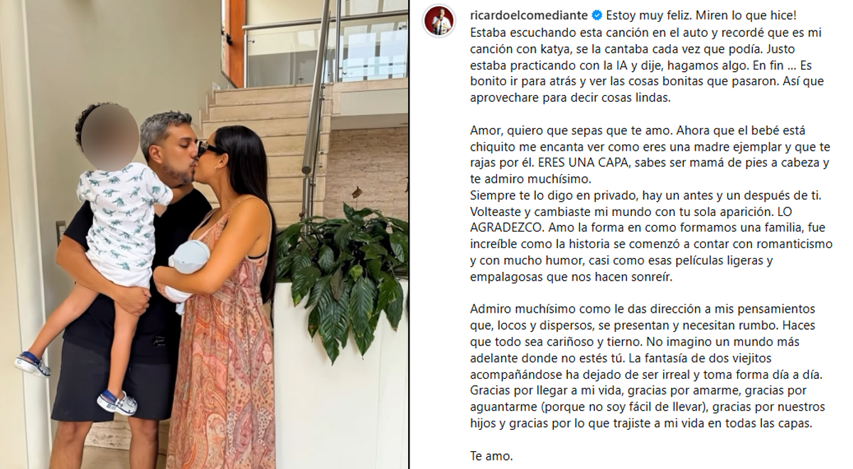 Katya Mosquera envia uma mensagem emocionada a Ricardo Mendoza após anunciar o ‘término’ do noivado