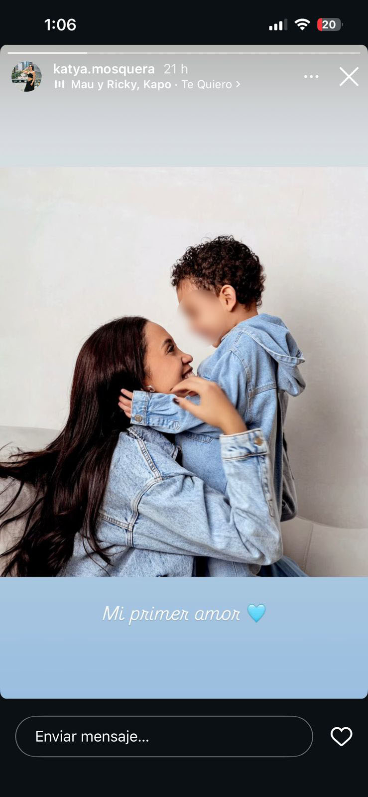 Katya Mosquera reaparece com o filho e manda mensagem emocionada após ‘término’ do noivado com Ricardo Mendoza: “Meu primeiro…”